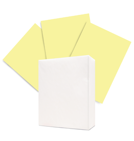 COPY PAPER: 8½"x11",  CANARY/YELLOW 20lb 500PK