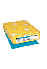 CARDSTOCK ASTROBRIGHT: 65LB 8½''x11''   CELESTIAL BLUE 250 Sheets