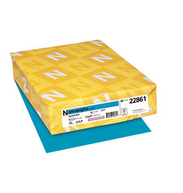 CARDSTOCK ASTROBRIGHT: 65LB 8½''x11''   CELESTIAL BLUE 250 Sheets