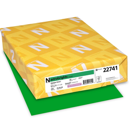 CARDSTOCK ASTROBRIGHT: 65LB 8½''x11'' GAMMA GREEN 250 Sheets