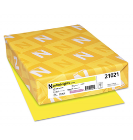 CARDSTOCK ASTROBRIGHT: 65LB 8½''x11'' LIFT-OFF LEMON 250 Sheets