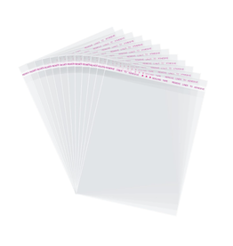 SELF SEALING FLAT CELLOPHANE BAG 5"x7"  200 PACK