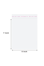 SELF SEALING FLAT CELLO BAG 5"x7"  100bags