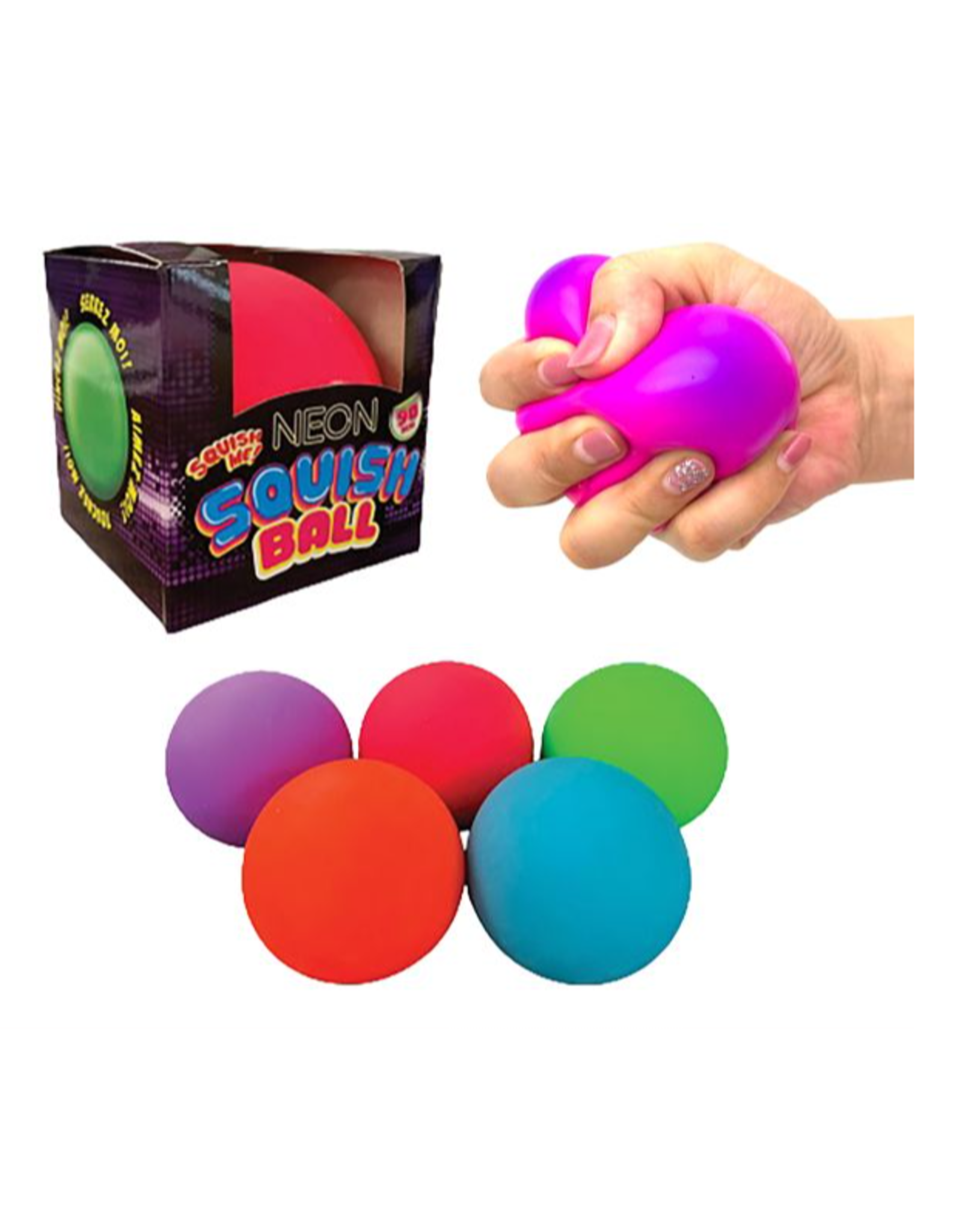 NEON SQUISH BALL 90mm