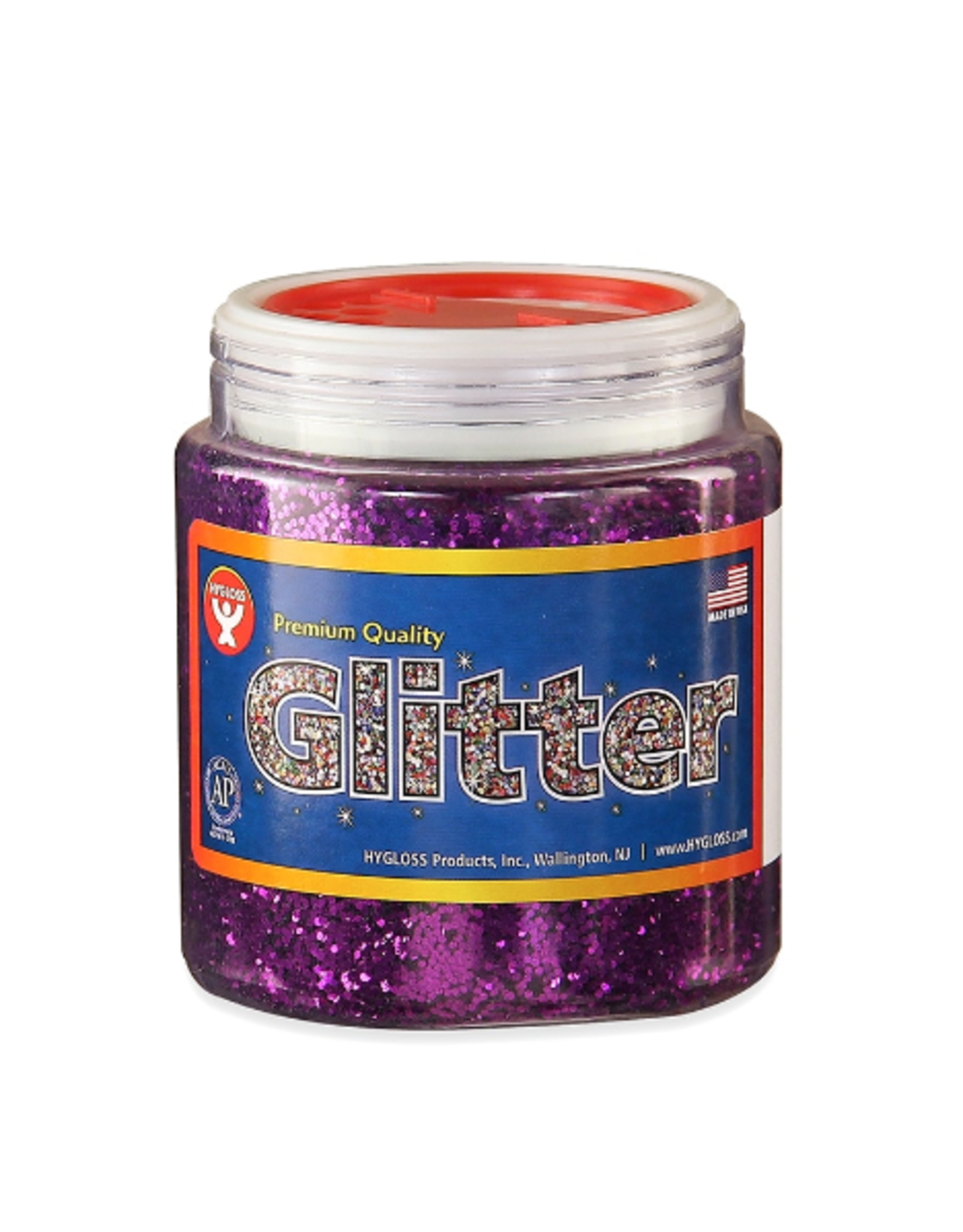 HYGLOSS GLITTER 8OZ PURPLE