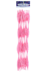 PIPE CLEANERS BUMPS: 12",  PINK 12PC