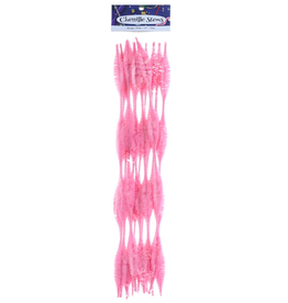 PIPE CLEANERS BUMPS: 12",  PINK 12PC