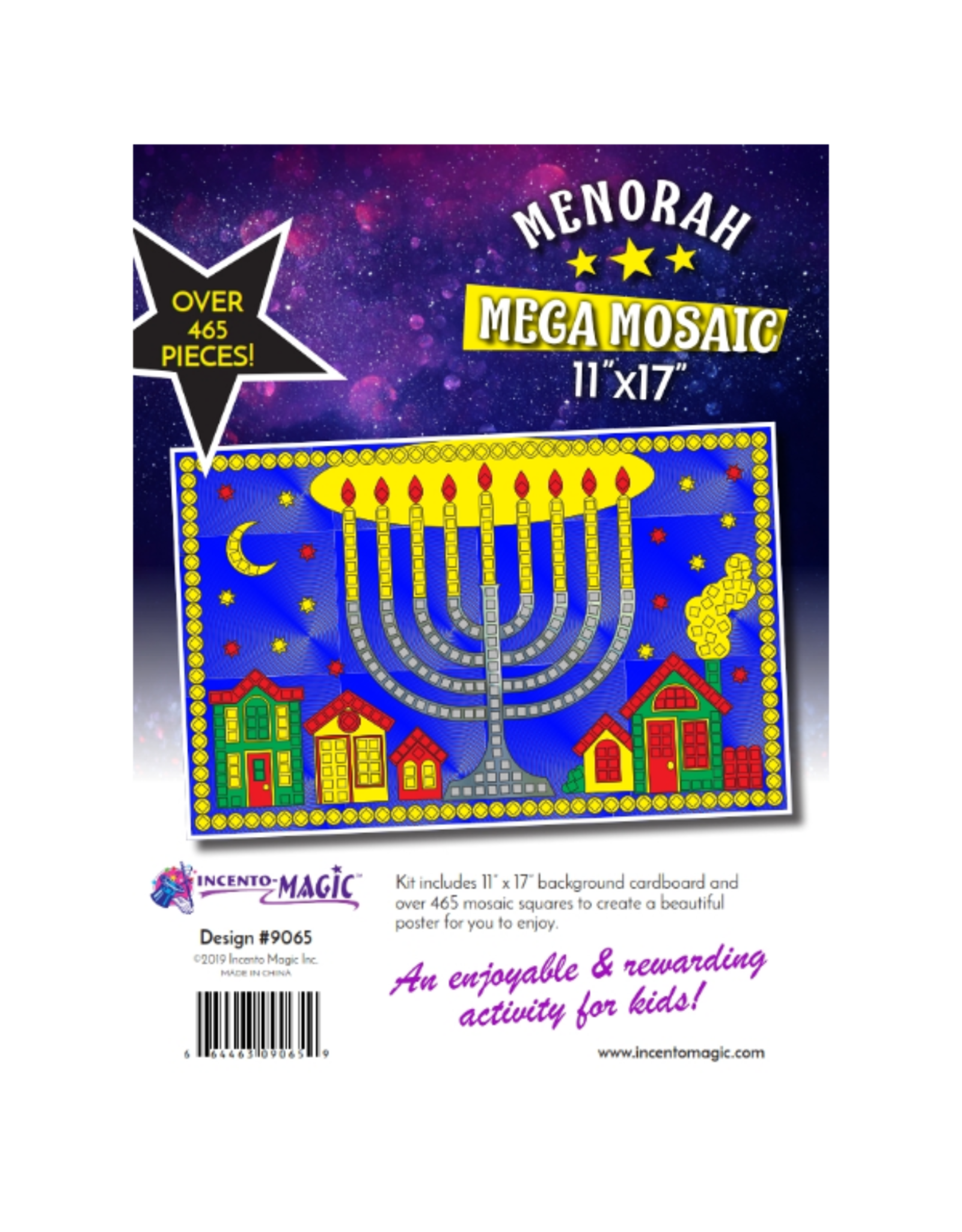 incento magic MENORAH MEGA MOSAIC FOAM KIT 11x17
