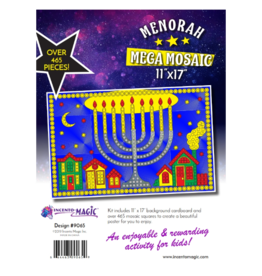 incento magic MENORAH MEGA MOSAIC FOAM KIT 11x17