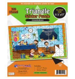incento magic TRIANGLE STICKER PUZZLE: CHANUKAH