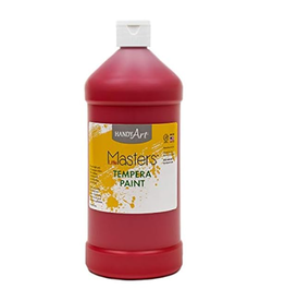 LITTLE MASTERS TEMPERA PAINT 32 OZ RED
