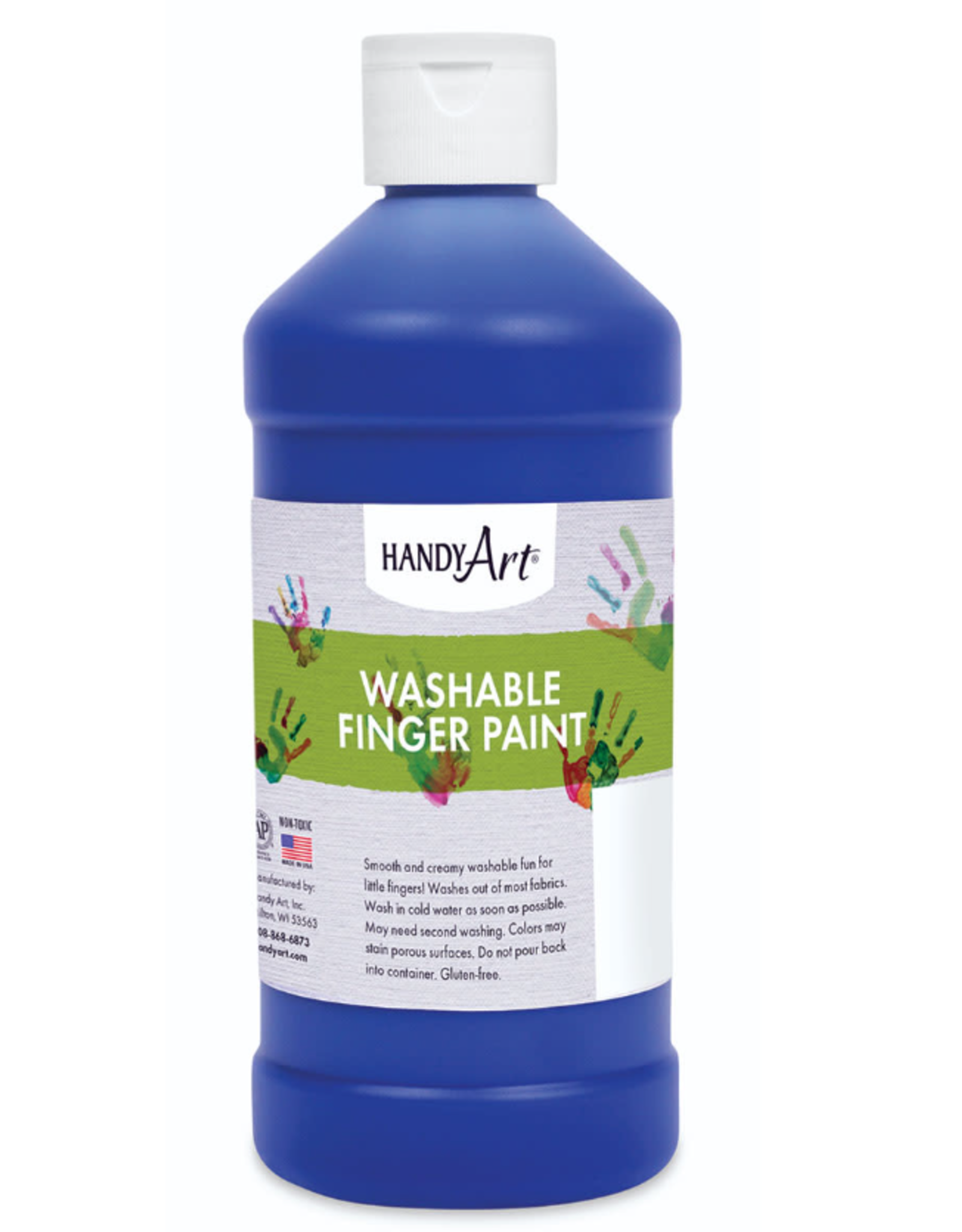 WASHABLE FINGER PAINT: BLUE 16OZ