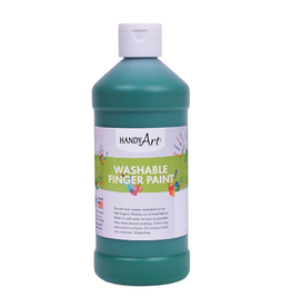 WASHABLE FINGER PAINT: GREEN 16OZ