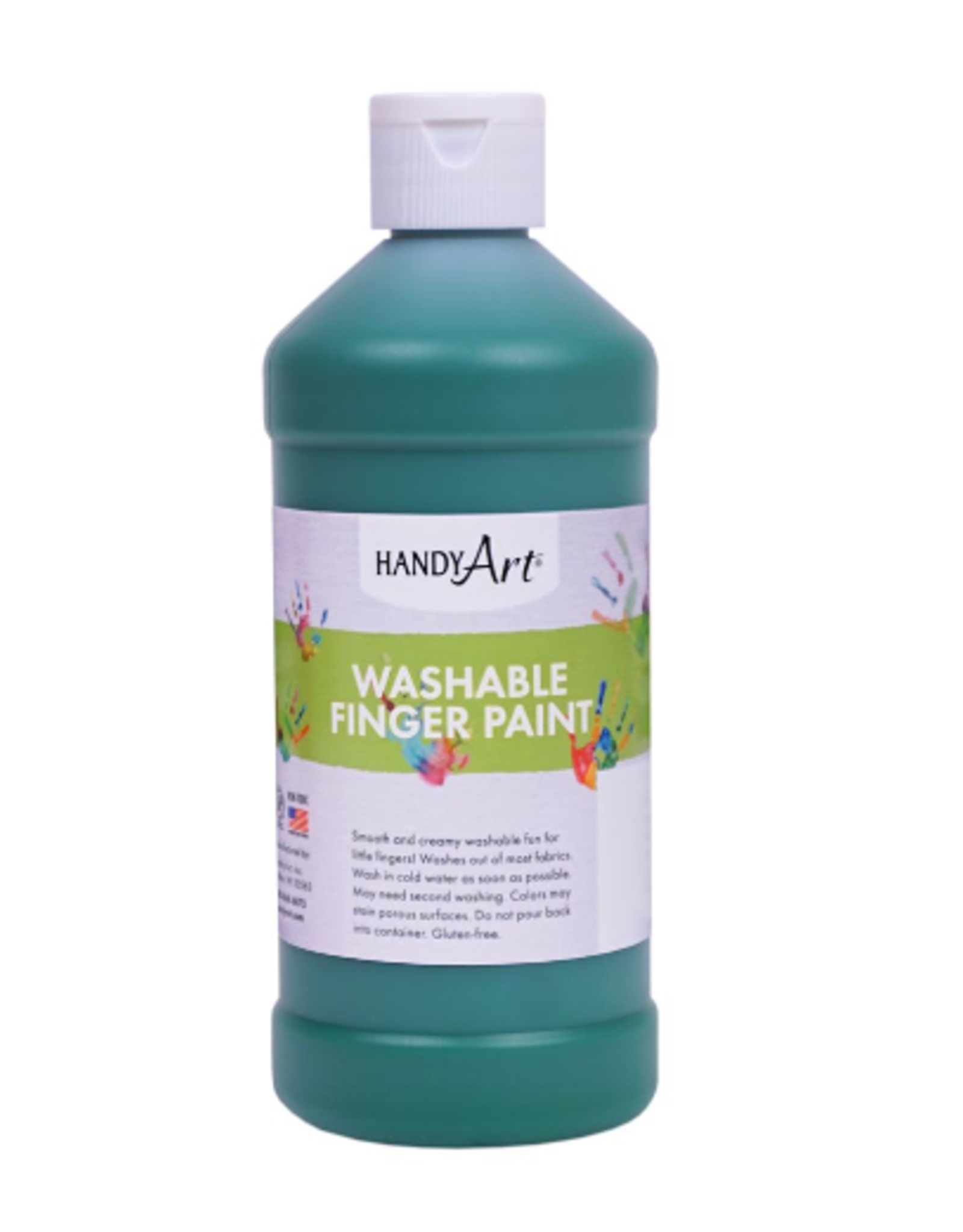 WASHABLE FINGER PAINT: GREEN 16OZ