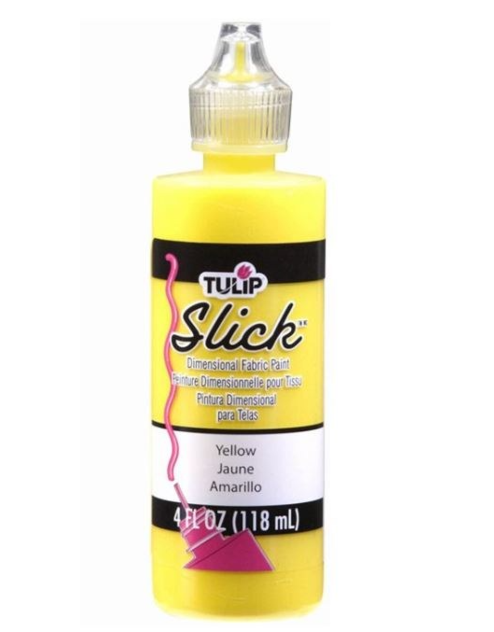 Tulip TULIP FABRIC PAINT: YELLOW 4OZ