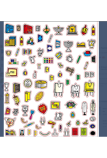 incento magic STICKER KIT: JUDAICA STORE 6.5"X8"
