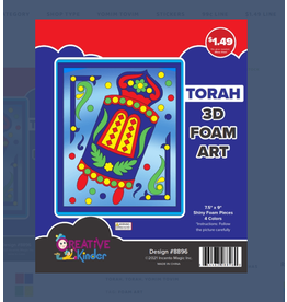 incento magic 3D FOAM ART: TORAH  7.5″ x 9″