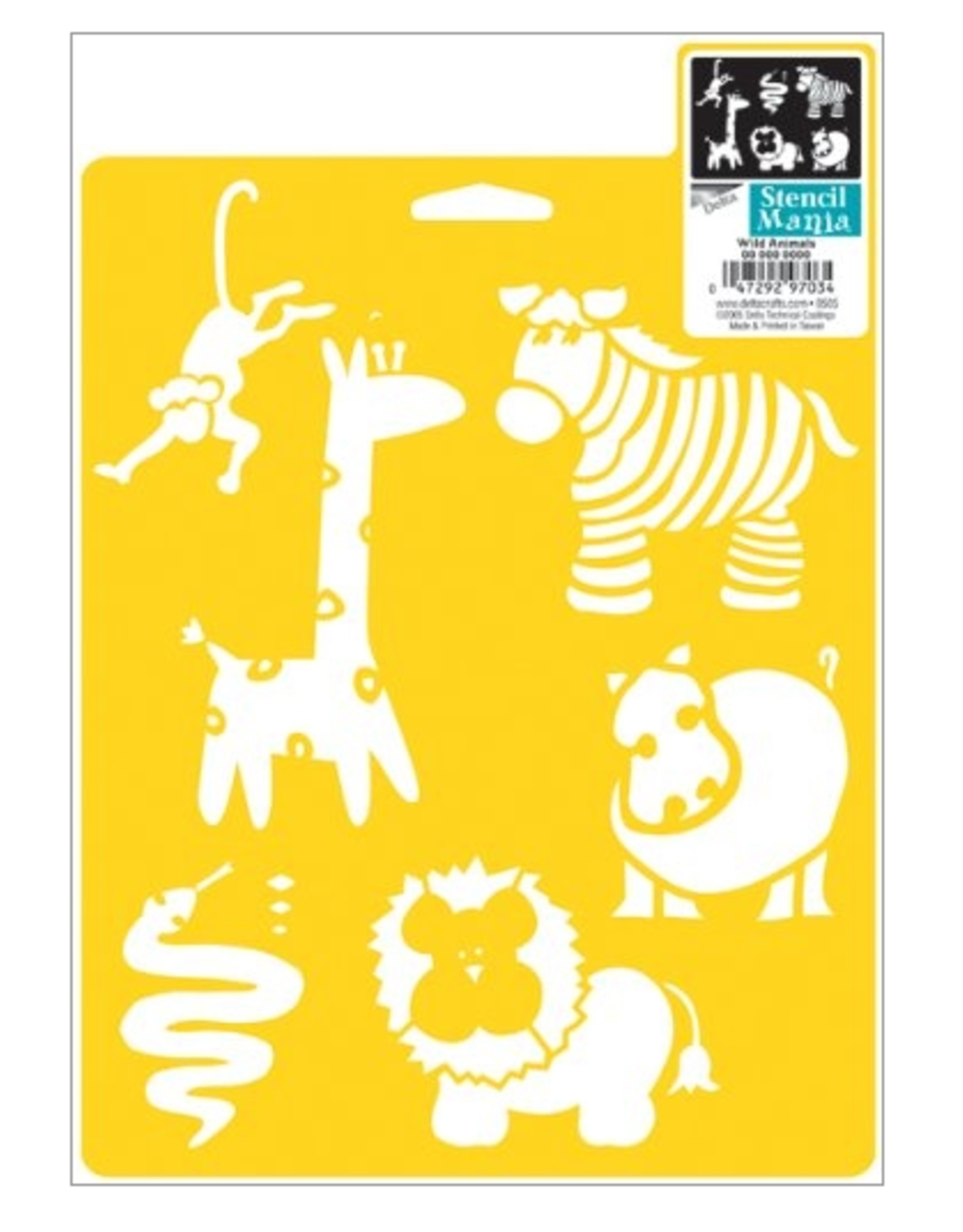STENCIL: WILD ANIMALS