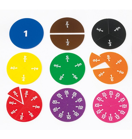 FRACTION CIRCLES-SET OF 51