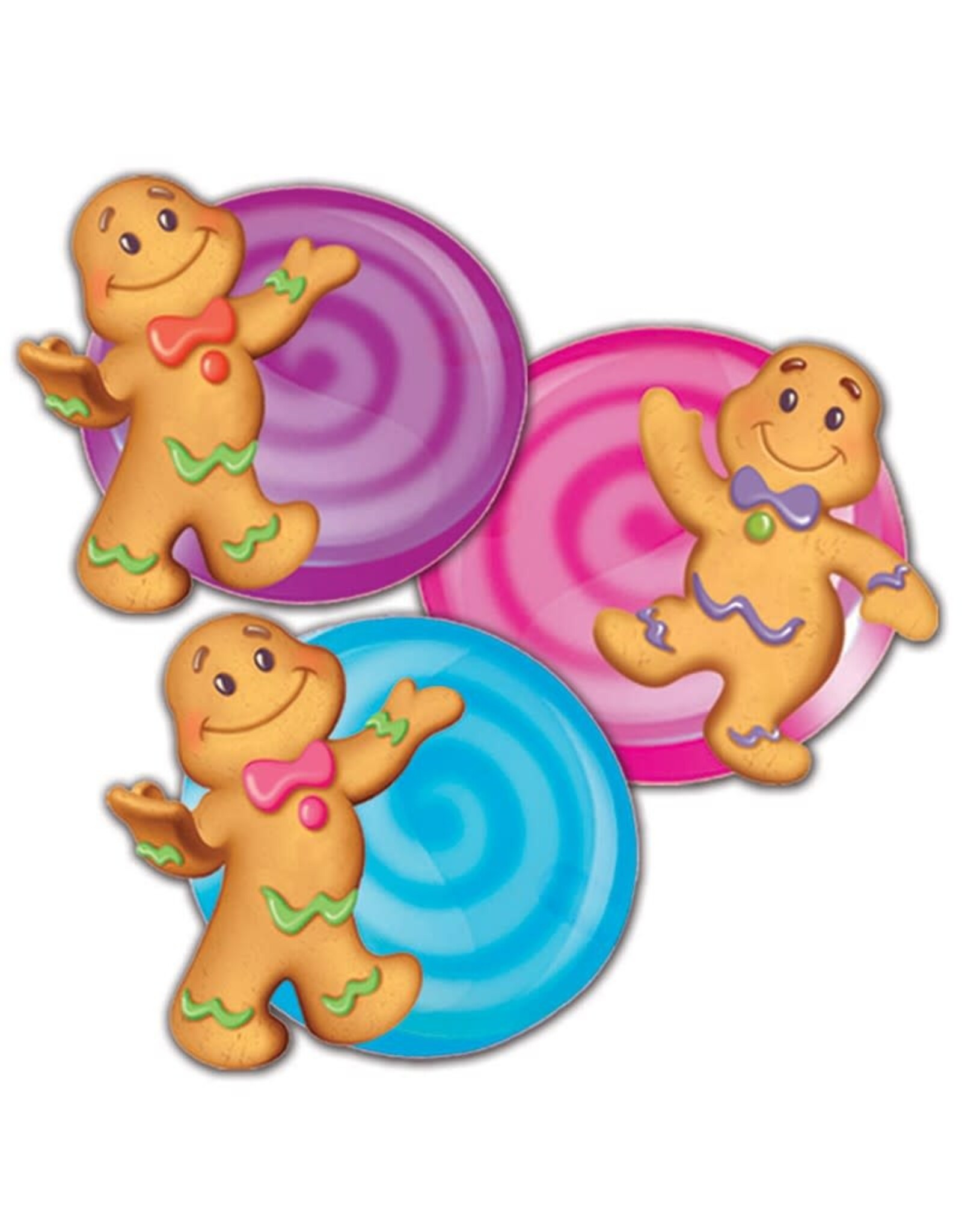 CUT OUTS: CANDY LAND ASSORTED COLORS 5" 36 PACK