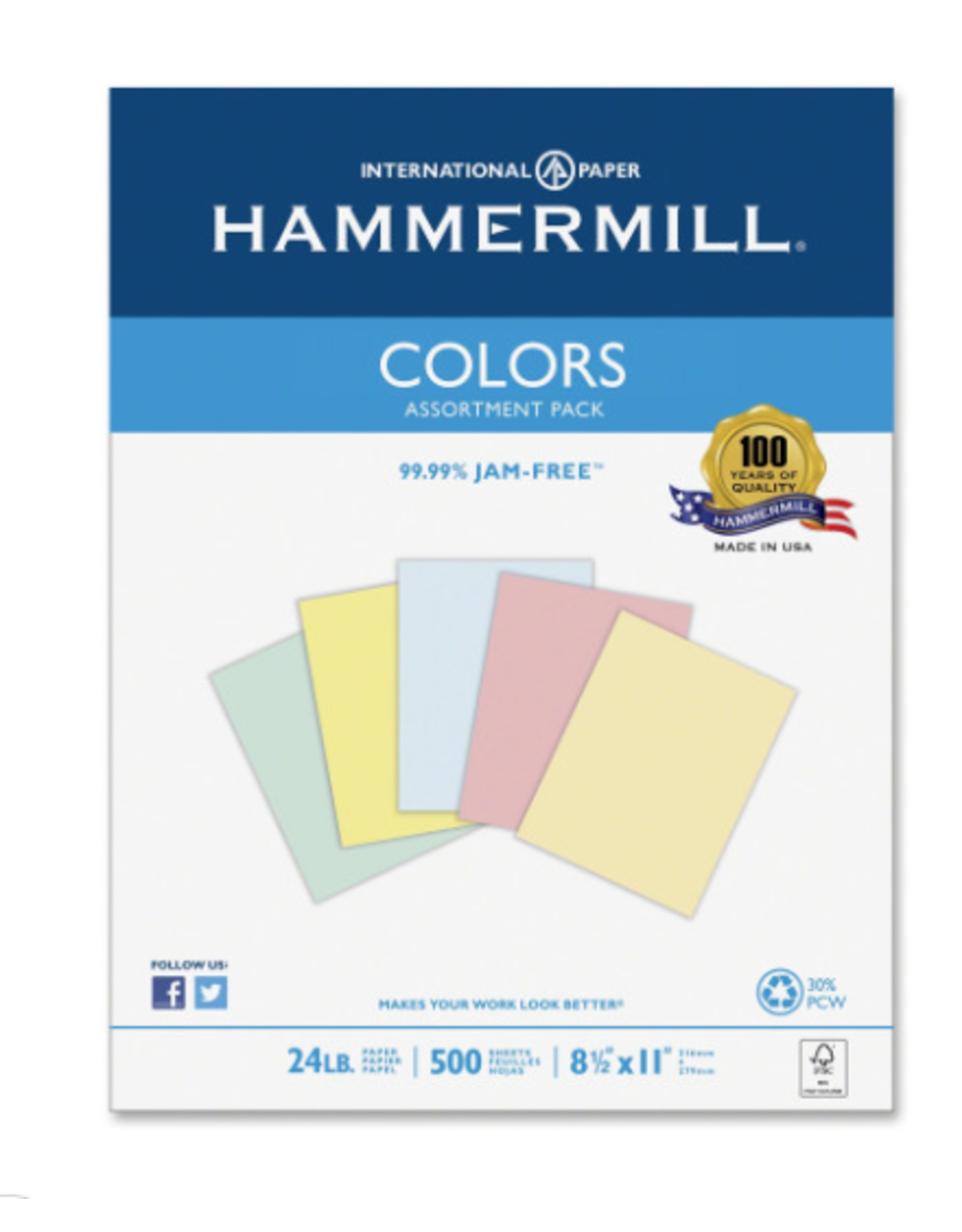 Hammermill  Colored Paper 500 sheets