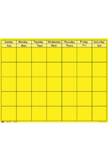 HORIZONTAL CALENDAR: YELLOW