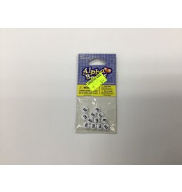 ALPHA BEADS LETTER E  12/PKG