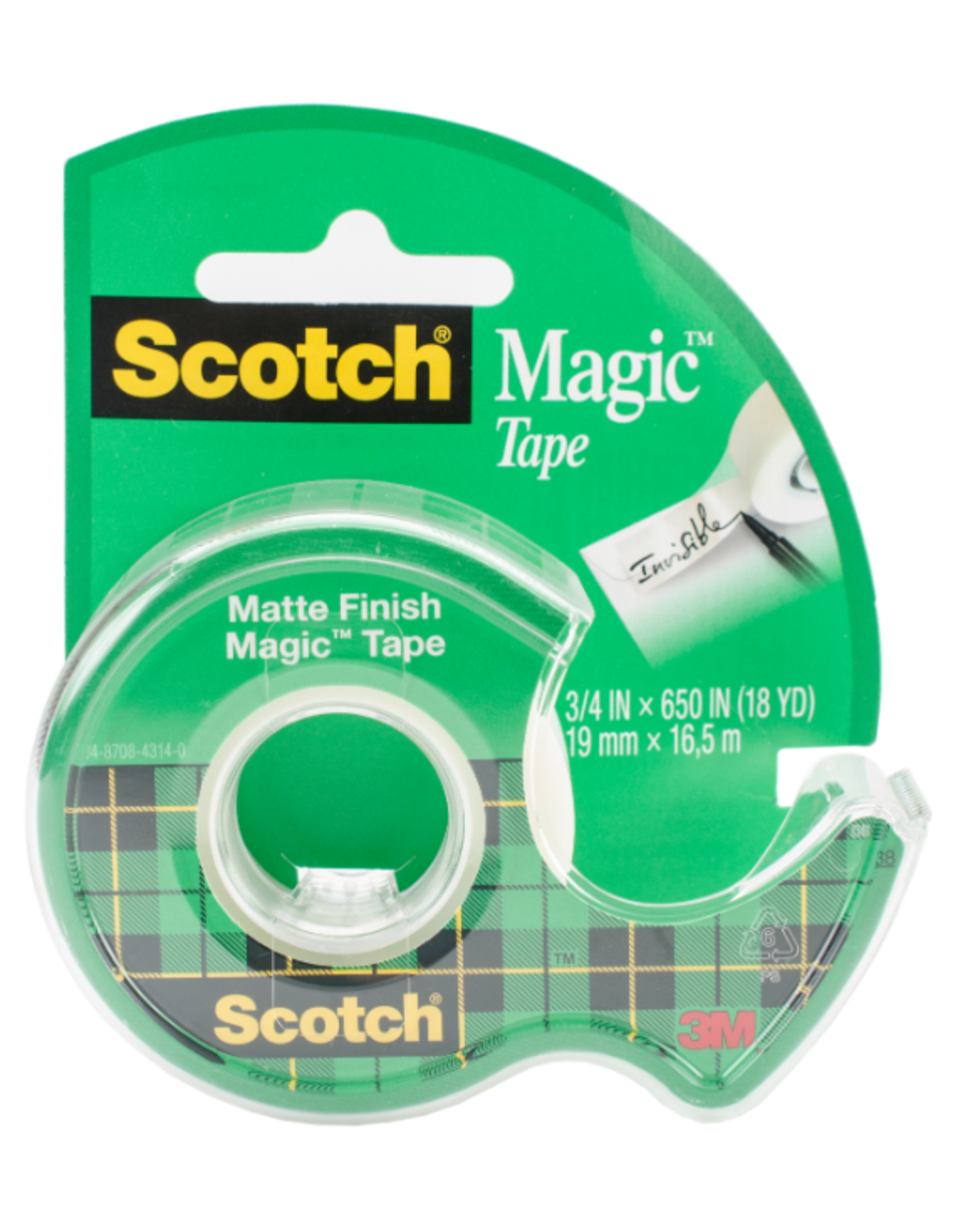 SCOTCH MAGIC TAPE  ¾"x650"