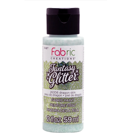 FABRIC GLITTER PAINT - 2OZ - Dragon Skin (green)