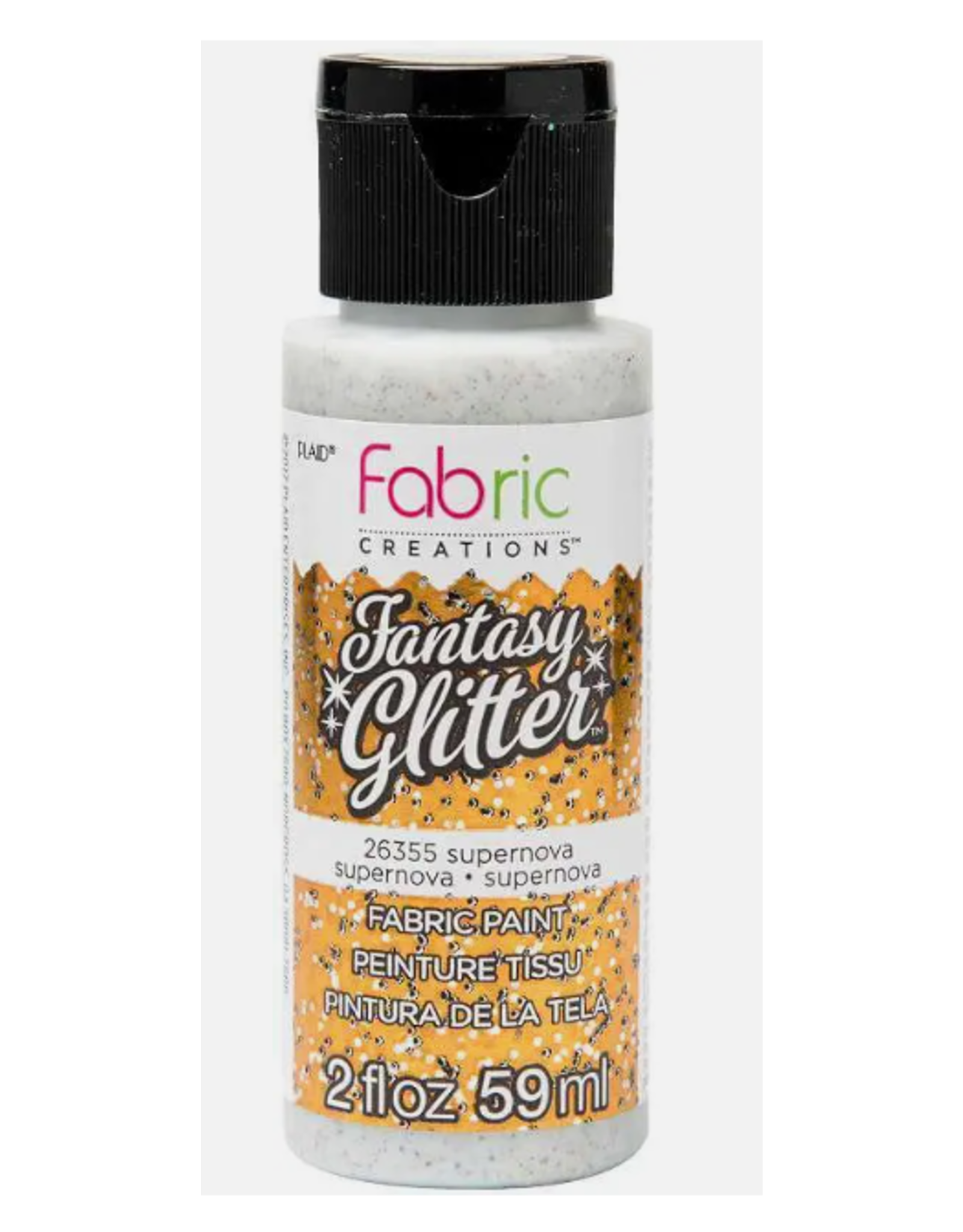FABRIC GLITTER PAINT - 2OZ - SUPERNOVA