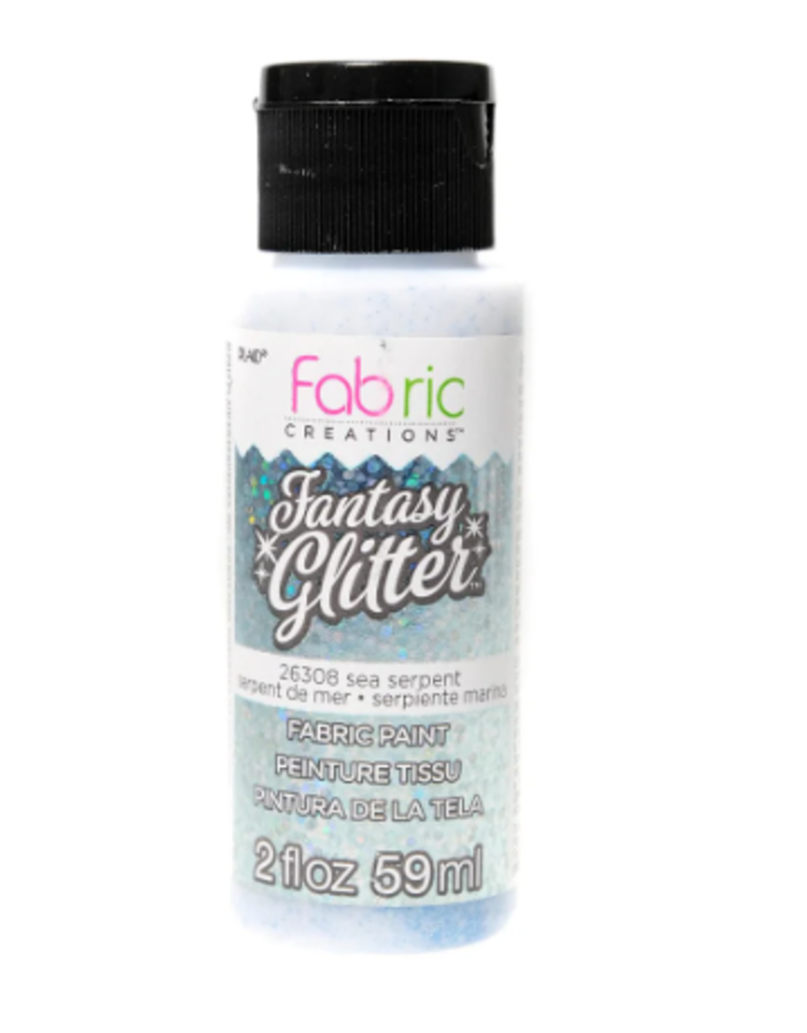 FABRIC GLITTER PAINT - 2OZ - SEA SERPENT
