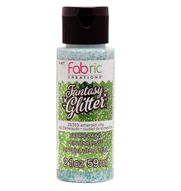 FABRIC GLITTER PAINT - 2OZ - EMERALD CITY