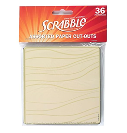 EUREKA ASSORTED CUT OUT: SCRABBLE PIECES - 36 PACK