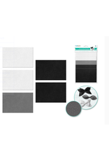 CRAFT FABRIC FAUX LEATHER 6X4 5PC ASSORTED COLOR