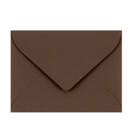 CHOCOLATE BROWN MINI ENVELOPES PKG/60pcs