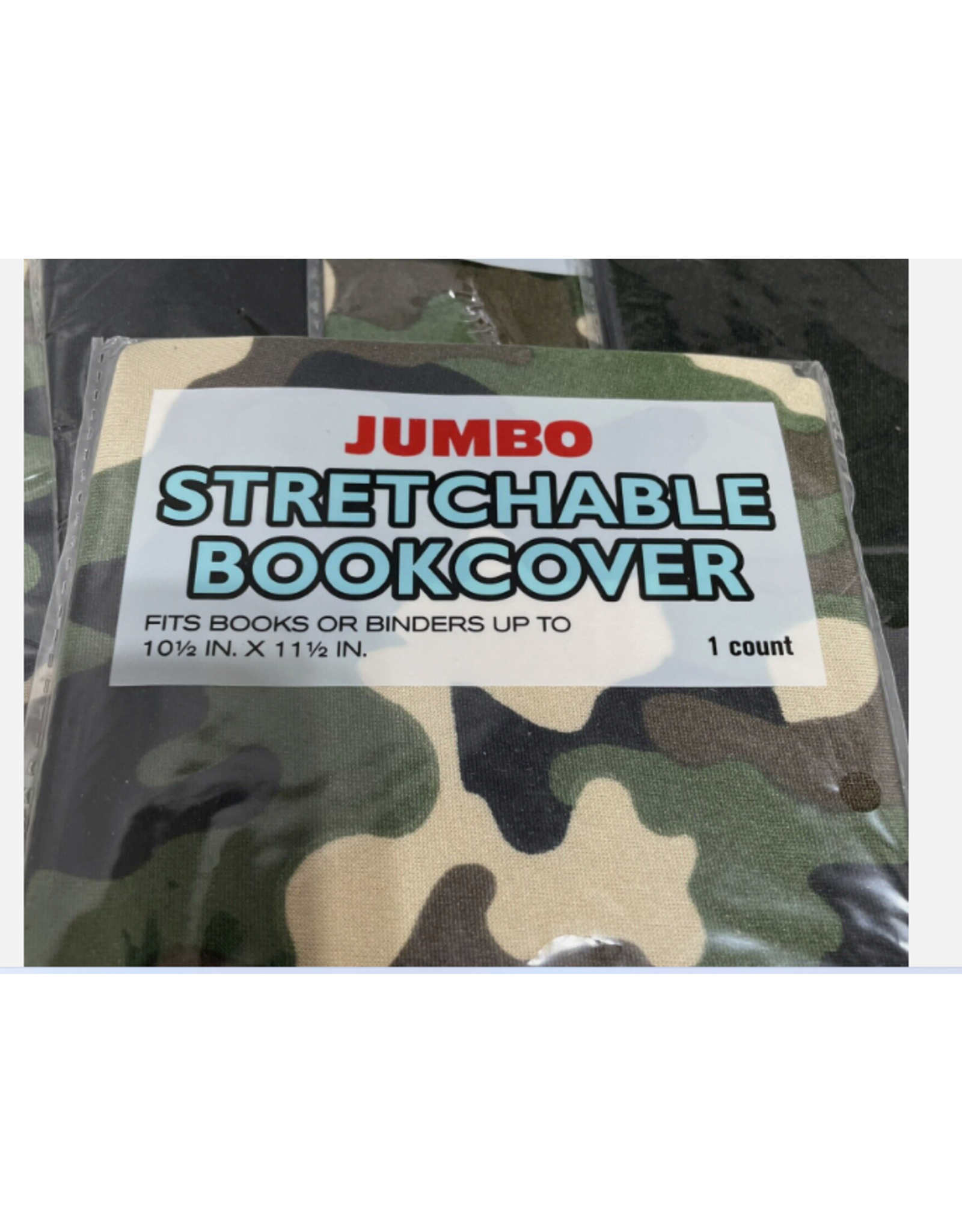 Jumbo Stretchable Camouflage  Bookcover  1pc