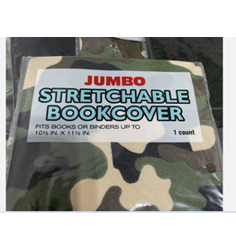 Jumbo Stretchable Camouflage  Bookcover  1pc