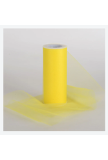 TULLE 6in 25yd ROLL:YELLOW