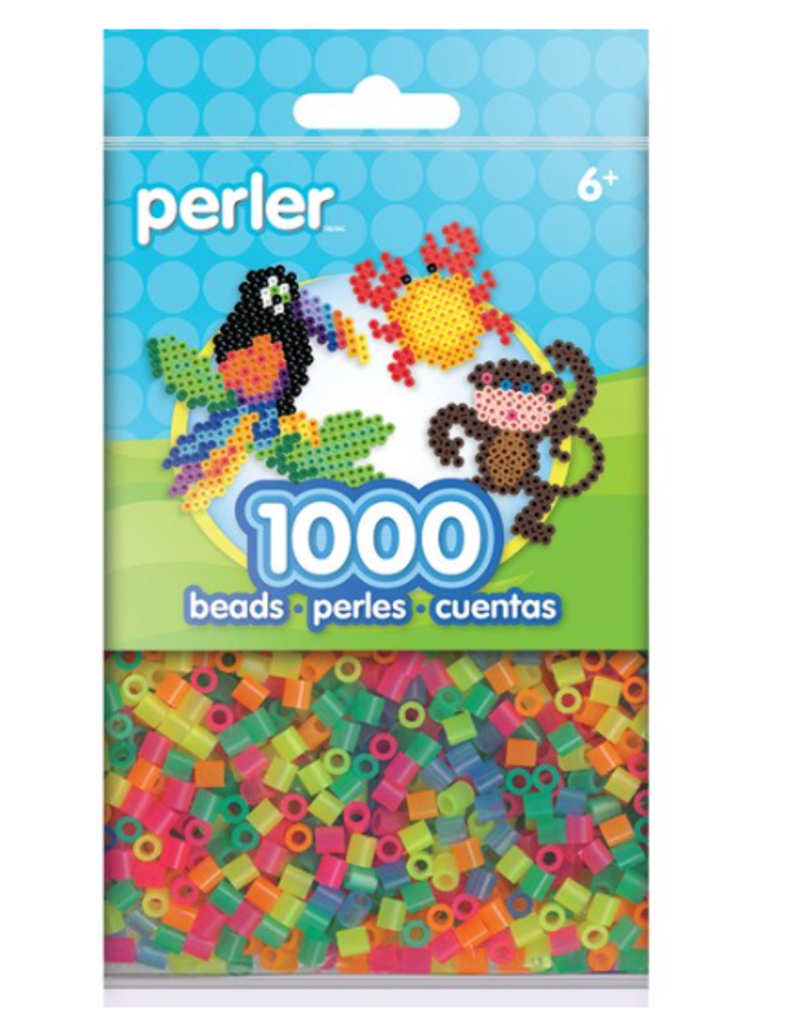 PERLER BEADS: NEON MIX 1000 PACK
