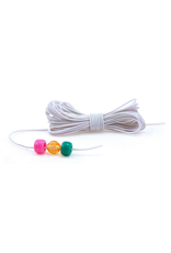BEADING THREAD - ELASTIC - WHITE 40 YARDS