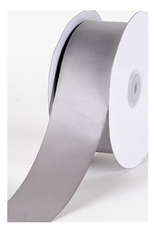 SATIN RIBBON: SILVER 7/8”  X 25 YARDS