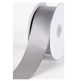 SATIN RIBBON: SILVER 7/8”  X 25 YARDS