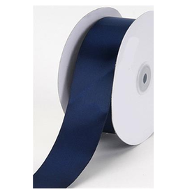 SATIN RIBBON: NAVY BLUE 3/8"x 25 yrd