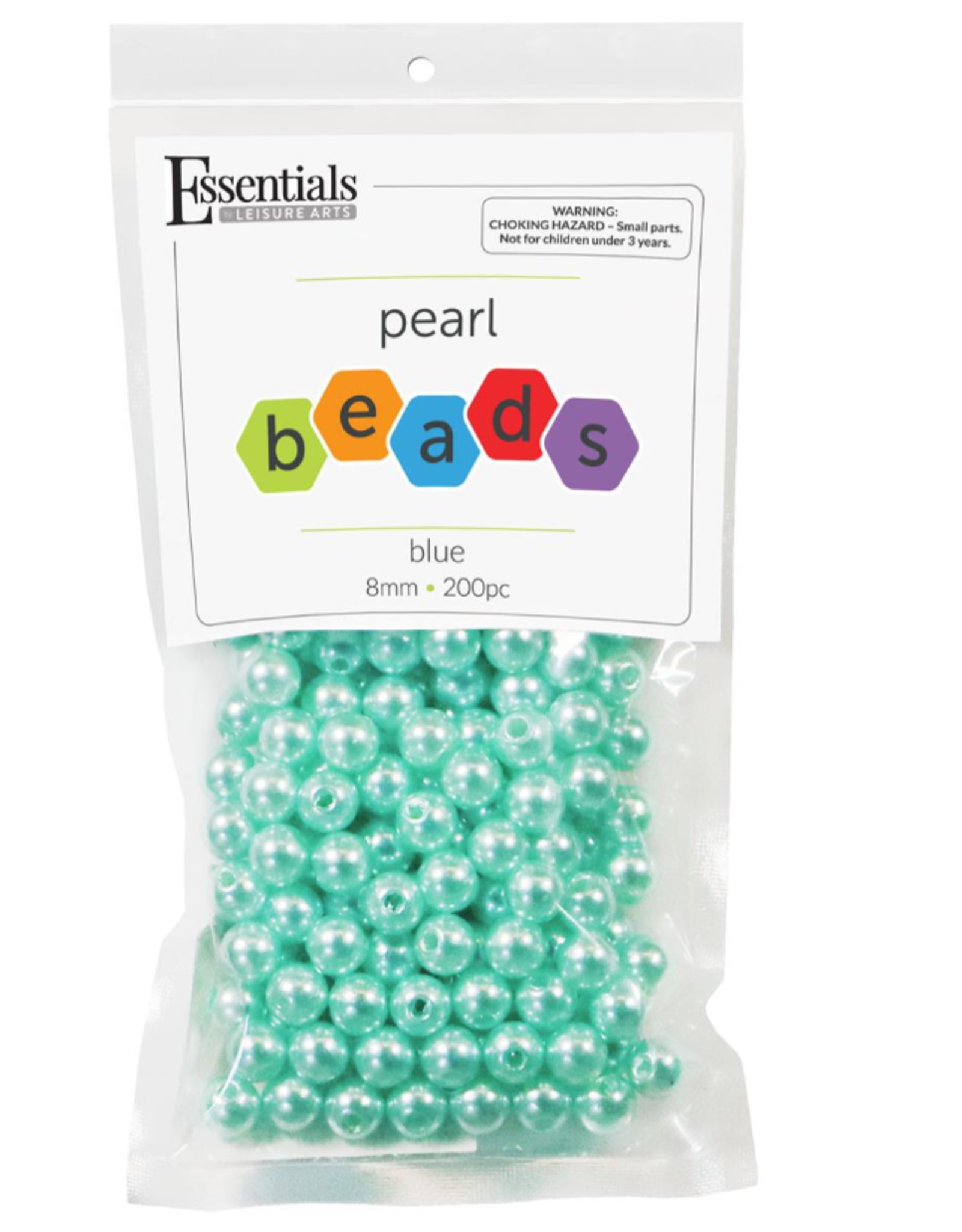 PEARL BEADS: 8MM SEA FOAM GREEN  200 PACK