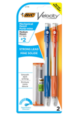 BIC BIC MECHANICAL PENCILS 0.7mm erasers & lead - 2 Pack