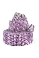 RHINESTONE MESH RIBBON -   Purple  1.58inx3yd