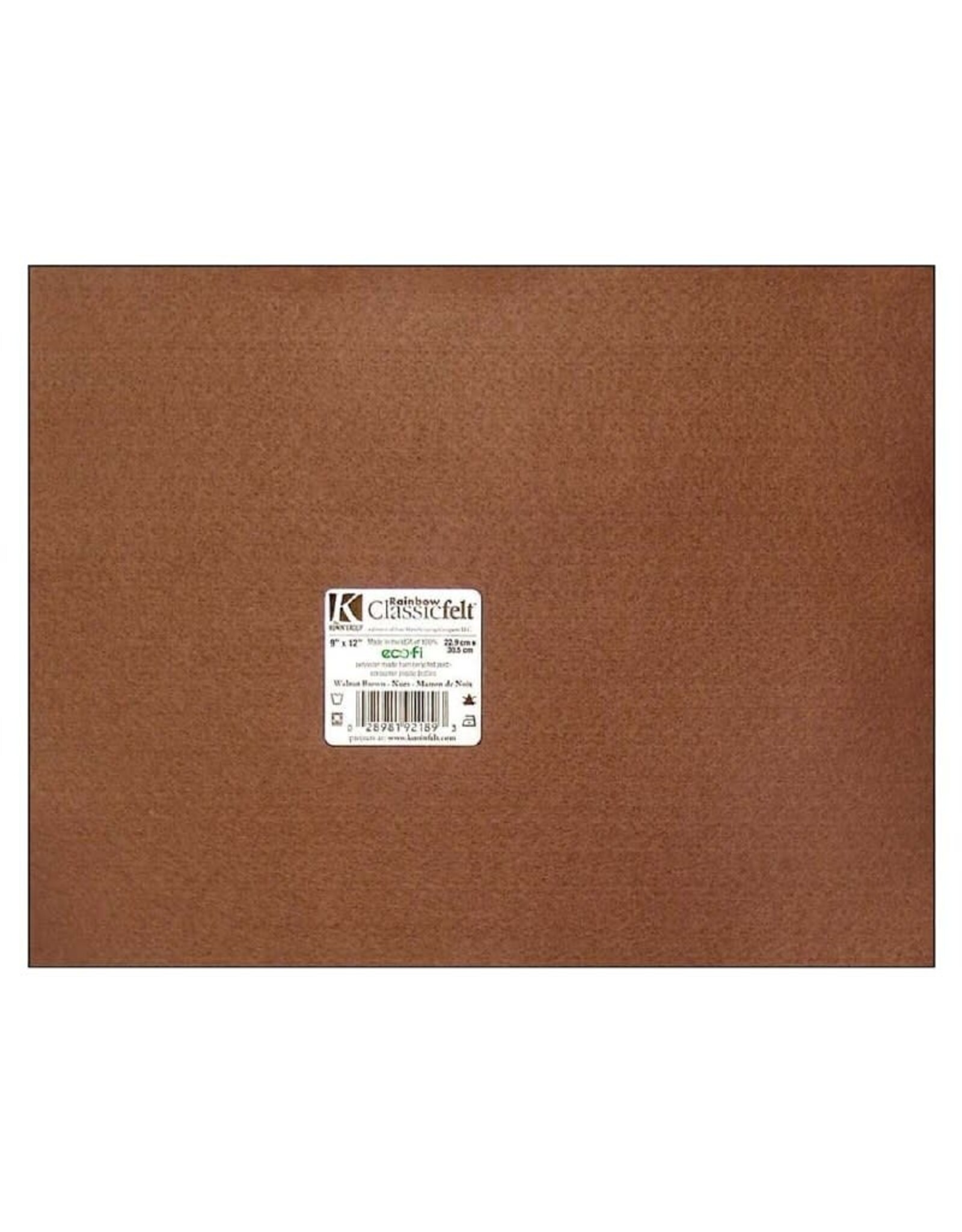 FELT - 9x12 - WALNUT BROWN