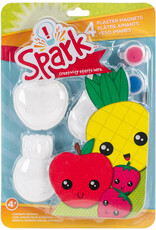 PLASTER MAGNET SET: FRUIT