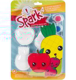 PLASTER MAGNET SET: FRUIT