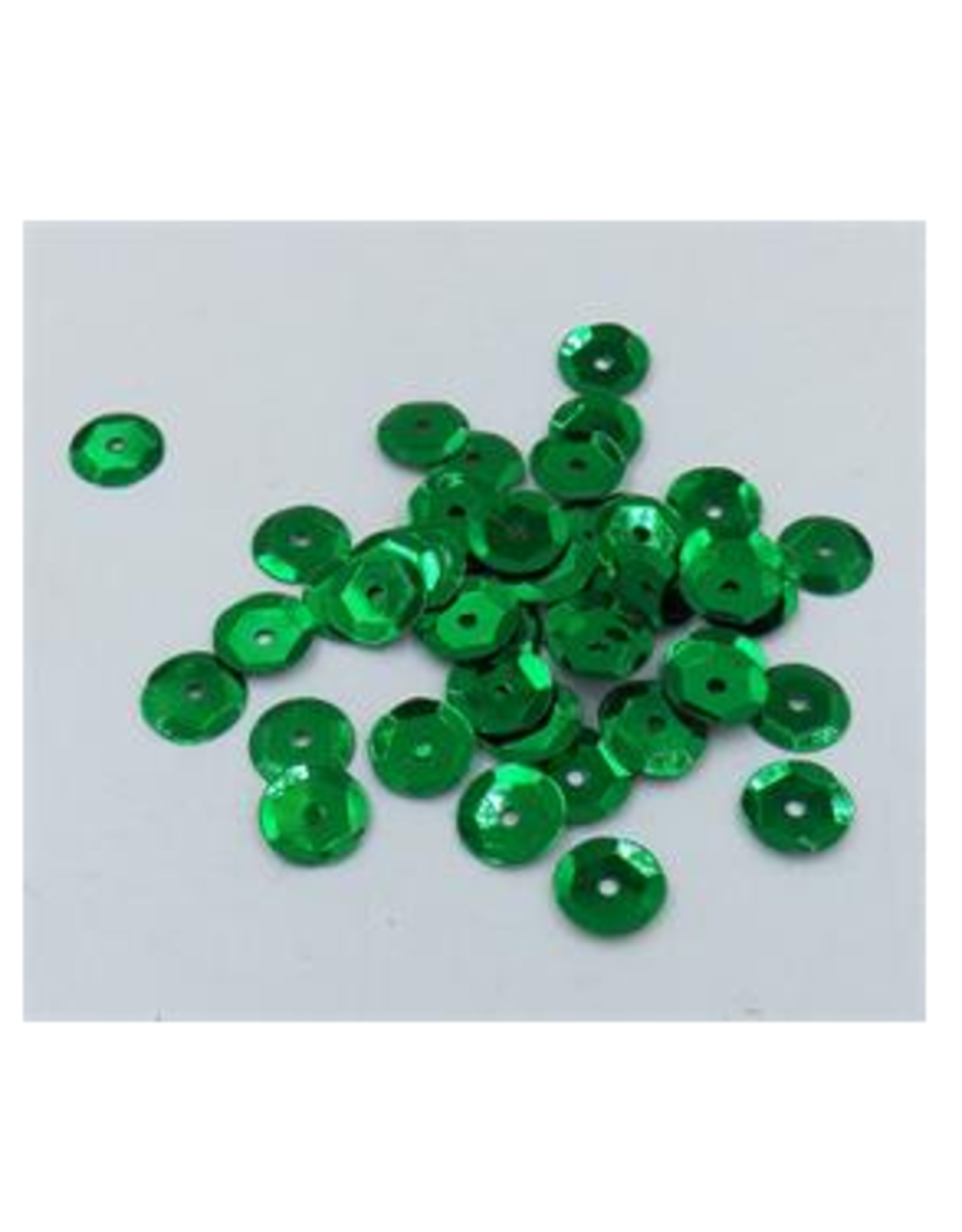 SEQUINS -8MM - KELLY GREEN - 200 PACK
